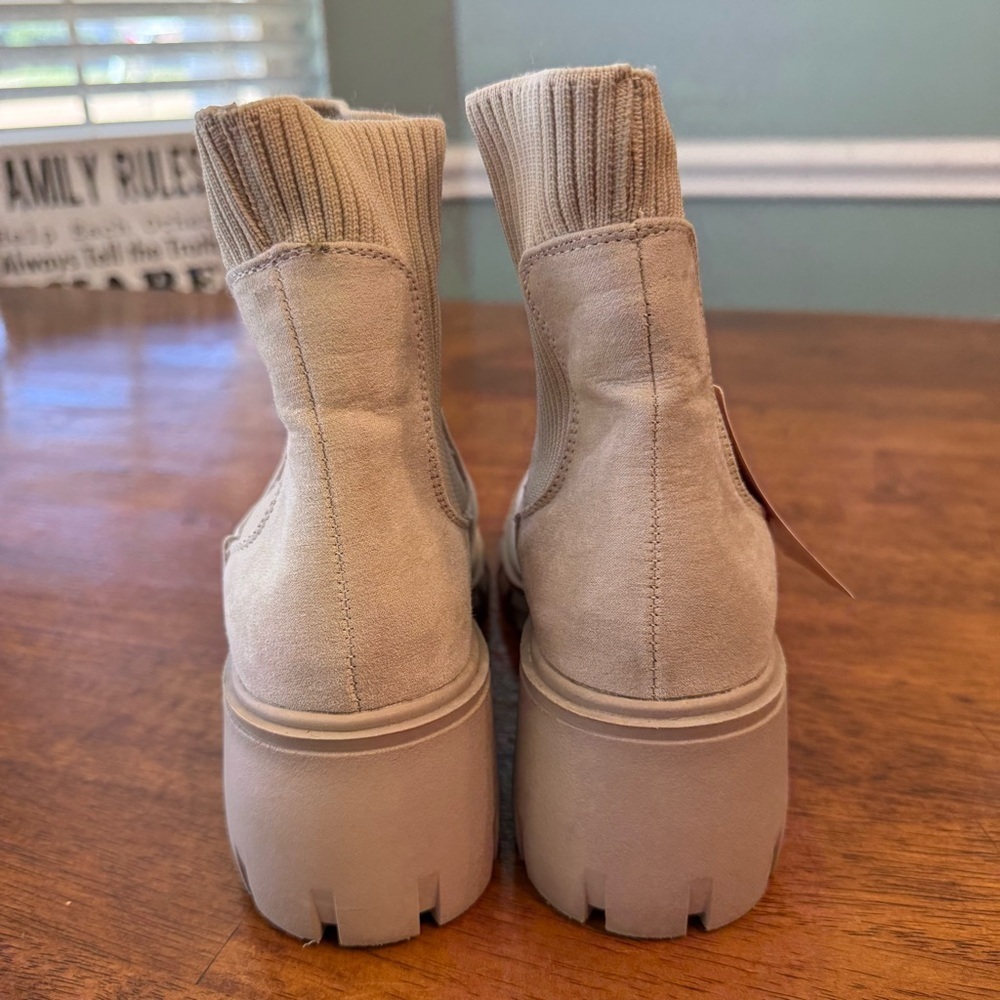 Sincerely Jules Ashville Knit Stretch Suede Boots size 6.5 - Picture 8 of 12